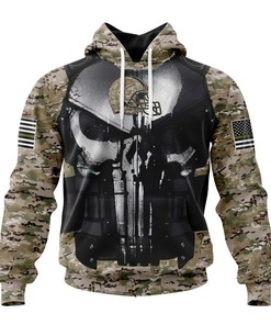 Cleveland Browns Camo Custom Name & Number All Over Print Hoodie Gifts For Fans