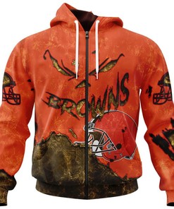 Cleveland Browns Gift For Fans All Over Print Devil Eyes 3D Hoodie