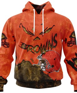 Cleveland Browns Gift For Fans All Over Print Devil Eyes 3D Hoodie