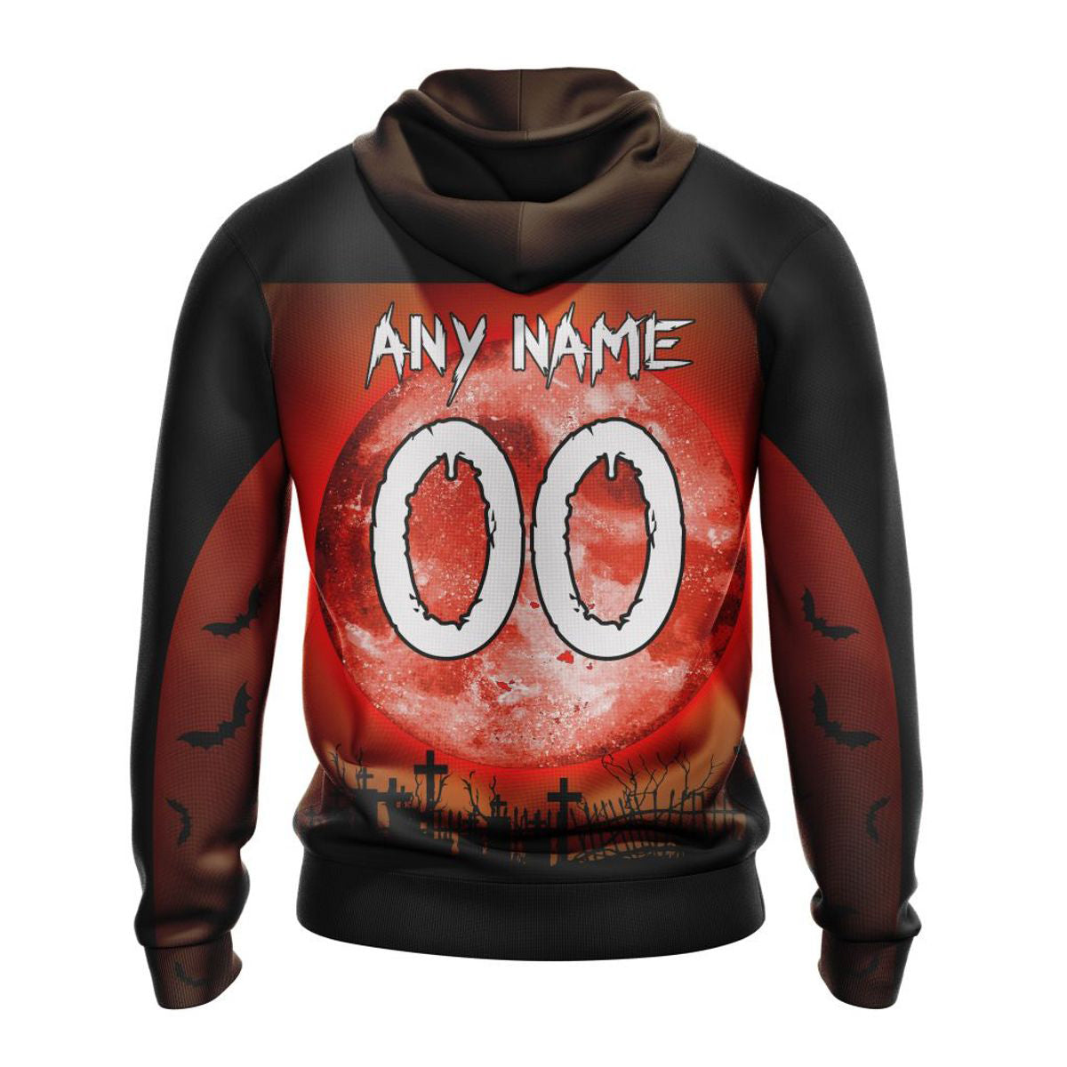 Cleveland Browns Halloween Custom Name & Number All Over Print 3D Hoodie Gifts For Fans