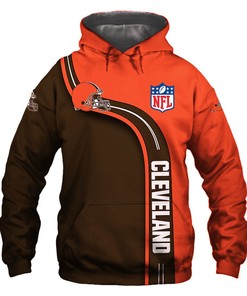 Cleveland Browns Highway Letter All Over Print 3D Hoodie Cleveland Gifts For Fans