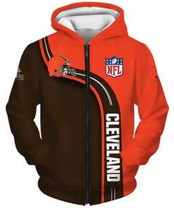 Cleveland Browns Highway Letter All Over Print 3D Hoodie Cleveland Gifts For Fans