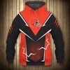 Cleveland Browns Lightning Graphic All Over Print Hoodie Gifts For Fans