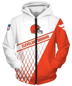 Cleveland Browns Long Sleeve Pullover All Over Print 3D Gifts For Fans