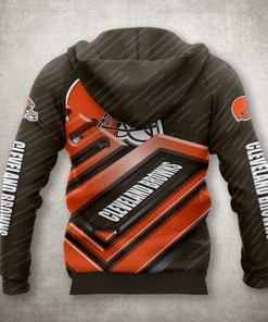 Cleveland Browns No 1 Gifts For Fans All Over Print 3D Zip Up Hoodie