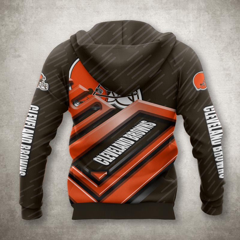 Cleveland Browns No 1 Gifts For Fans All Over Print 3D Zip Up Hoodie