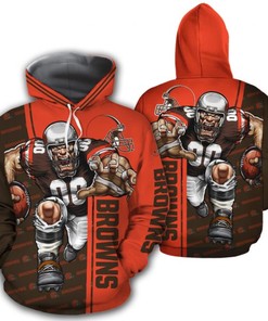 Cleveland Browns Ultra Cool All Over Print 3D Hoodie Gifts For Fans