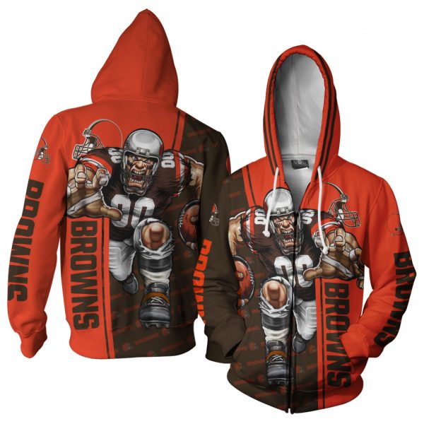 Cleveland Browns Ultra Cool All Over Print 3D Hoodie Gifts For Fans