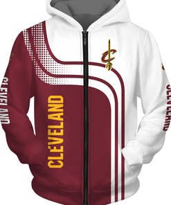 Cleveland Cavaliers 3D Zip Hoodie - Perfect For Fans