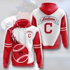 Cleveland Indians 3D Baseball Hoodie - All Over Print