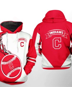 Cleveland Indians Mlb Skull 3D Hoodie - Unique Design