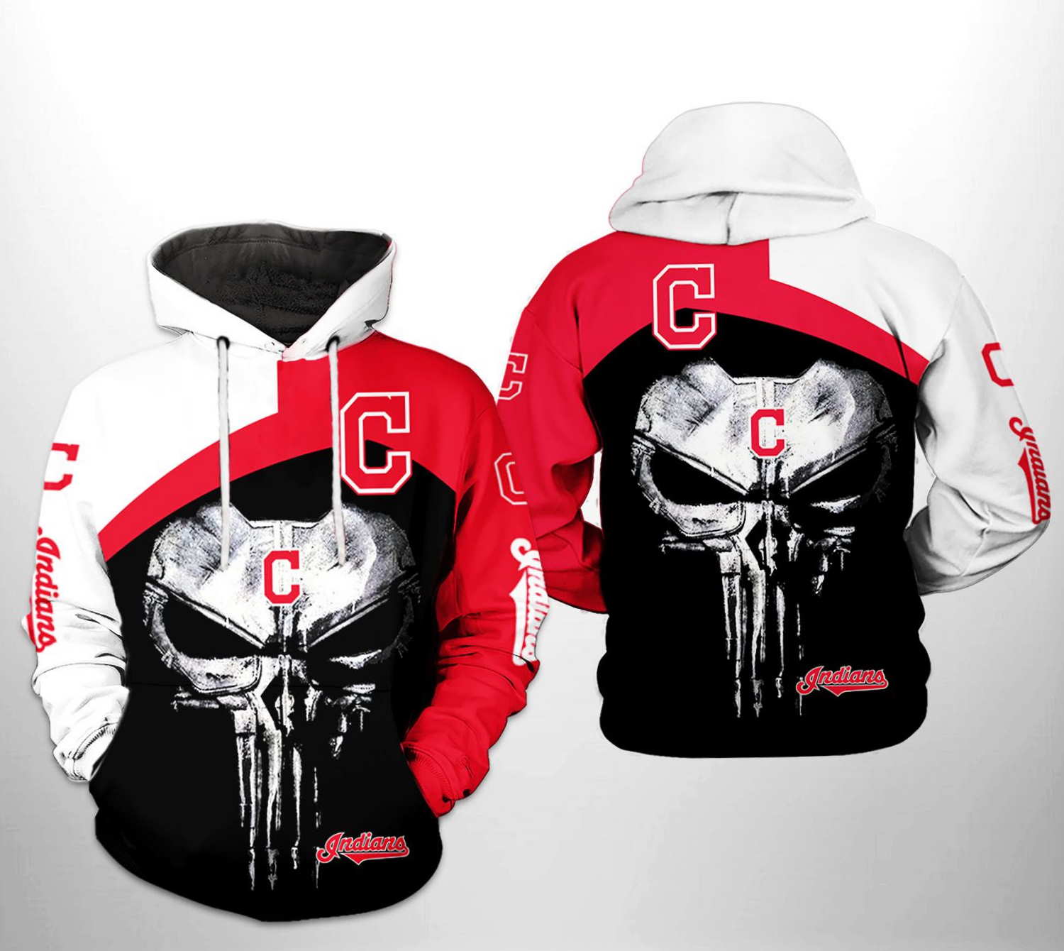 Cleveland Indians Mlb Team 3D Hoodie - Show Your Team Spirit