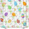 Coastal Beach Theme Shower Curtain With Seahorse, Coral Nautical Bathroom Decor