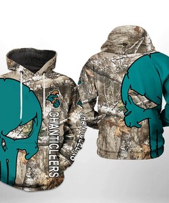 Coastal Carolina Chanticleers Ncaa Camo Veteran Hunting 3D All Over Print Hoodie - Zip-Up Hoodie