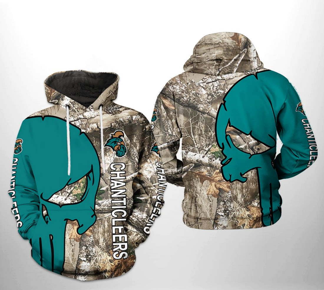 Coastal Carolina Chanticleers Ncaa Us Flag 3D Hoodie - Zip-Up Hoodie