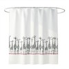 Coastal Sea Star Shell Beige Shower Curtain With Waterproof Material For Bathroom Decor