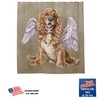 Cocker Spaniel Angel Wings Dog Art Brown Bathroom Fabric Usa Shower Curtain