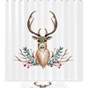 Color Flying Dragonfly Bathroom Set With Waterproof Fabric Shower Curtain