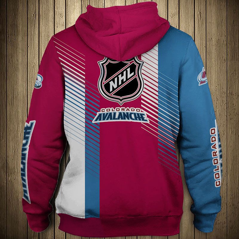 Colorado Avalanche 3D Cute Design Pullover - Nhl Hoodie With 3D Graphic