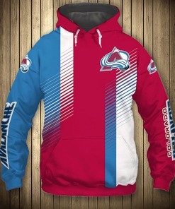 Colorado Avalanche 3D Cute Design Pullover - Nhl Hoodie With 3D Graphic
