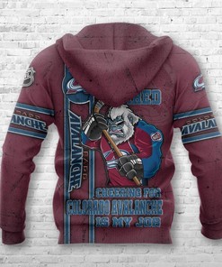 Colorado Avalanche 3D I'M Retired Hoodie - Gifts For Fans With All Over Print Hoodie Printful 