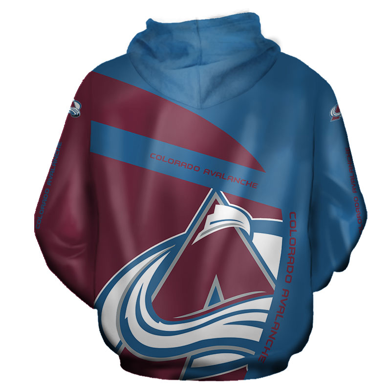 Colorado Avalanche 3D Zip Hoodie - Gifts For Fans With Custom All Over Print Hoodie