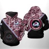 Colorado Avalanche Grateful Dead 3D All Over Print Zip Up Hoodie For Men