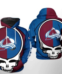 Colorado Avalanche Grateful Dead 3D Hoodie - Show Your Unique Style