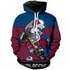 Colorado Avalanche Mascot 3D Hoodie - Printed Hoodies With Mens 3D Hoodies 