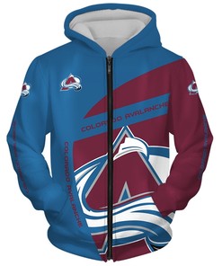Colorado Avalanche Nhl Team 3D Zip Hoodie - All Over Print