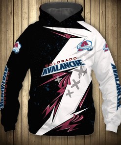 Colorado Avalanche Thunder 3D Pullover - Nhl Hoodie With 3D Printed Hoodies