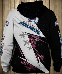 Colorado Avalanche Thunder 3D Pullover - Nhl Hoodie With 3D Printed Hoodies