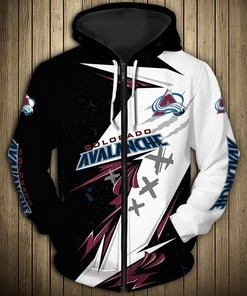 Colorado Avalanche Thunder 3D Pullover - Nhl Hoodie With 3D Printed Hoodies
