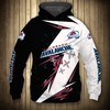 Colorado Avalanche Thunder Design Pullover 3D Hoodie - Nhl