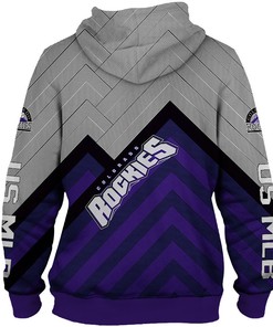 Colorado Rockies Flame Balls 3D Zip Hoodie - Gifts For Fans With All Over Print Zip Up Hoodies Men