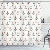 Colored Hearts Sailor Holiday Seaside Explore Joy Anchor Shower Curtain
