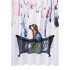 Colorful Allure Tub Dog Shower Curtain - 70Xl - Adds Fun To Any Bathroom