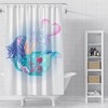 Colorful Baby Love Little Mermaid Kids Shower Curtain