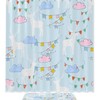 Colorful Banners And Deer Silhouettes Print Shower Curtain For A Playful Bathroom Decor