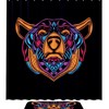 Colorful Bear Wilderness Waterproof Shower Curtain For Bathroom Decor
