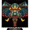Colorful Bohemian Elephant Waterproof Shower Curtain For Bathroom Decor