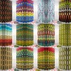 Colorful Boho Shower Curtain with Rainbow Stripes, 72x72 - Shower Curtain Designs