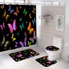 Colorful Butterflies Shower Curtain For Vibrant Bathroom Decor