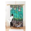 Colorful Cats And Koi Fish Designer Shower Curtain With Cat Bathroom Decor