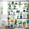 Colorful Creative Floral Patterns Standard Size Shower Curtain - Durable Bathroom Fabric by WC WAH CHUN