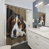 Colorful Dog Shower Curtain