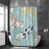 Colorful Fish Koi and Bubbles Shower Curtain - Baby Bath Bathtubs Decor