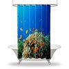 Colorful Fish Nature Printed Shower Curtain for a Playful and Underwater-Inspired Bathroom Decor