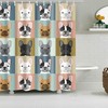 Colorful Frenchie French Bulldog Shower Curtain - A Cute And Quirky Addition To Your Home Decor