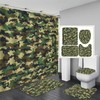 Colorful Geometric Pattern Shower Curtain Perfect For Modern Bathrooms